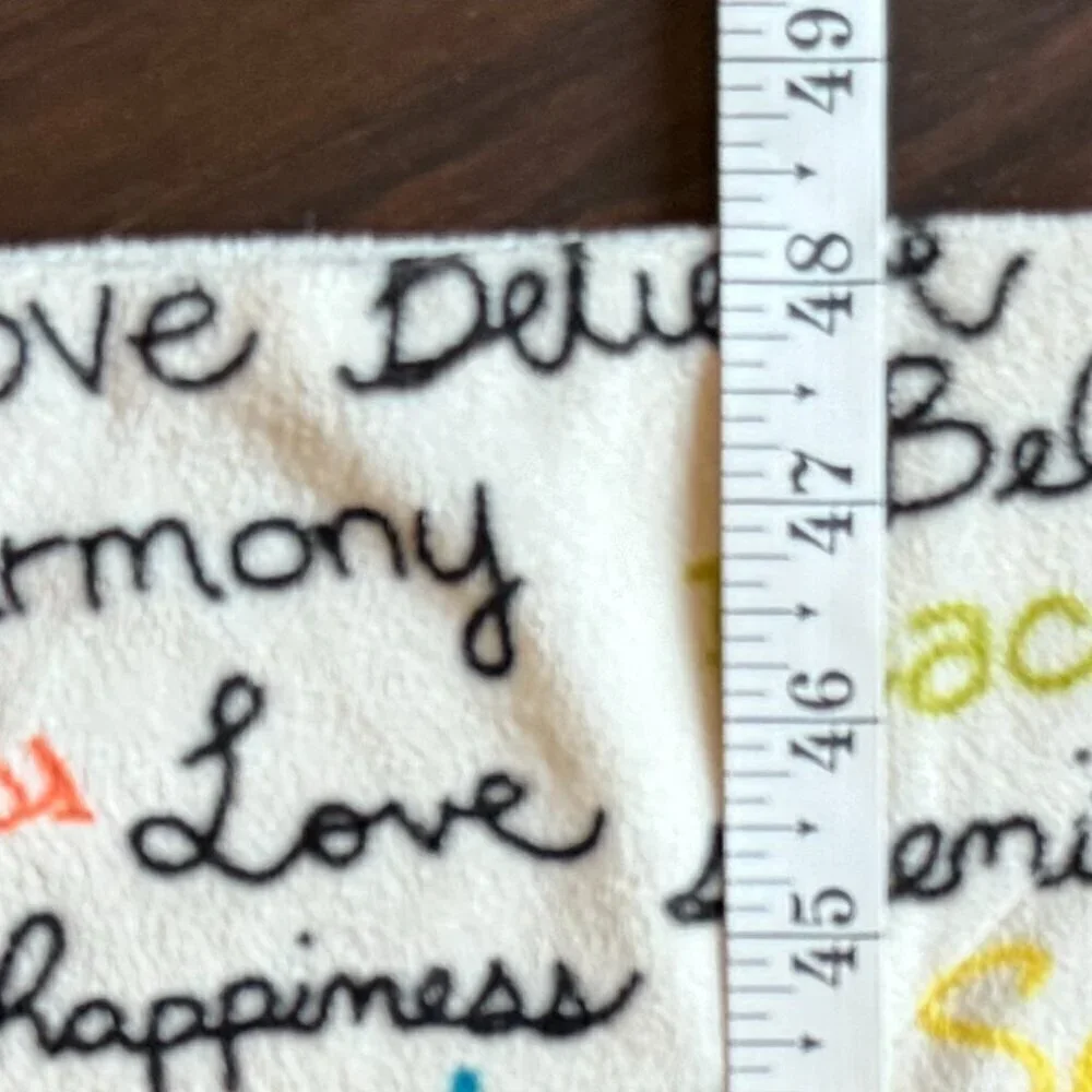 Set of 2 Inspirational Super Soft Throw Blankets 5 foot x 4 foot